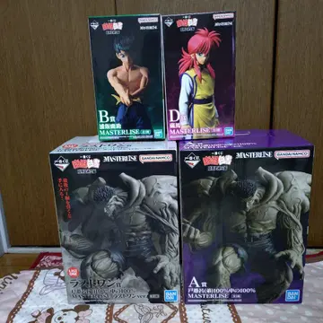 제일복권 유유백서 피규어 4점 라스트 원 상품 있음