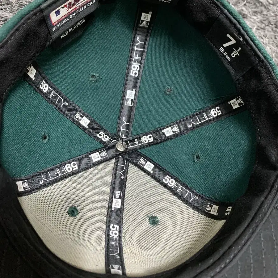 뉴에라 59FIFTY 어센틱 오클랜드 애슬레틱스 MLB 모자