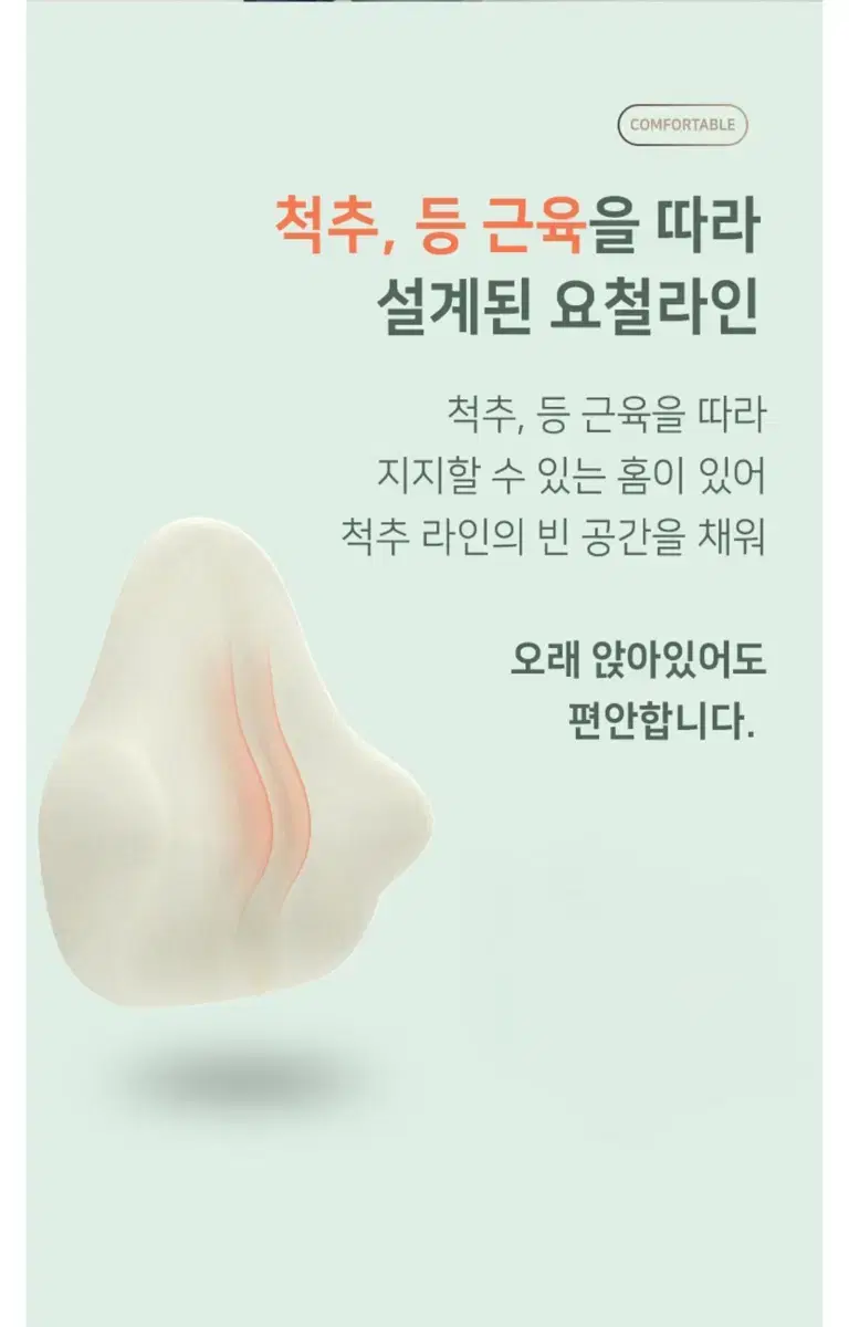 베네폼 바른 자세 소프트 허리쿠션