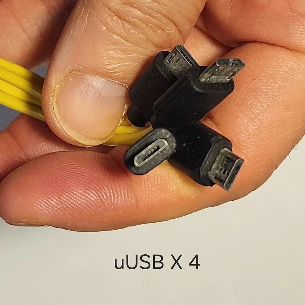 USB 멀티 케이블 uUSB, TypeC(1a3c, 1a4c, 1a5c)