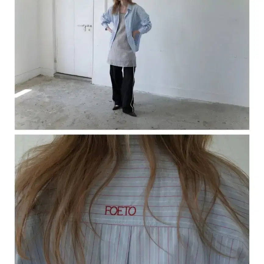 포에토 signiture natural shirts