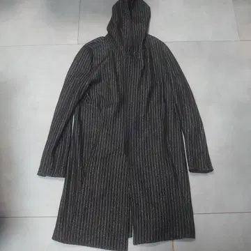 INCarnation 스트라이프 울 코튼 코트