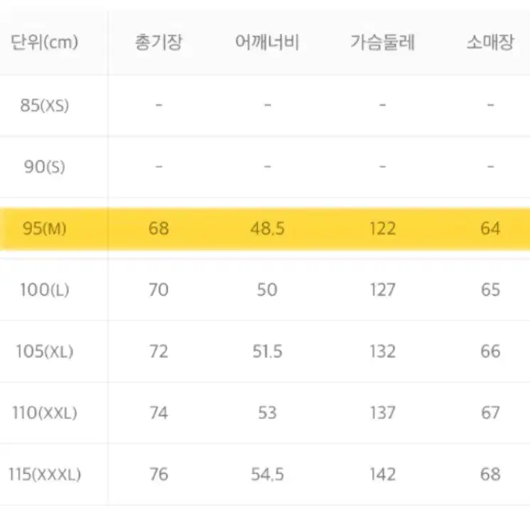 네셔널지오그래픽 타루가 숏패딩 M(95)