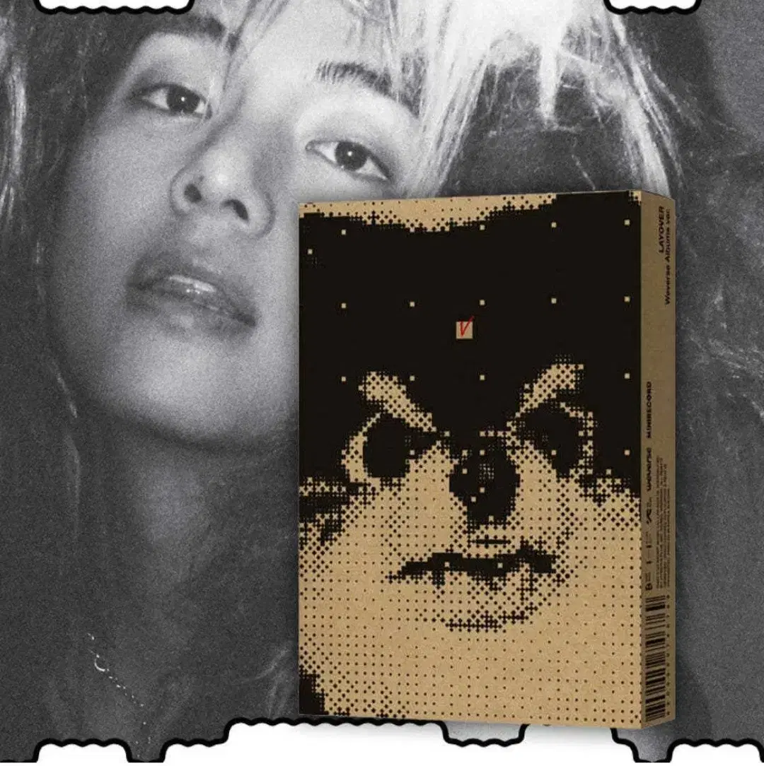 BTS bts bangtan V kim taehyung Layover Solo album sealed sell Photocard