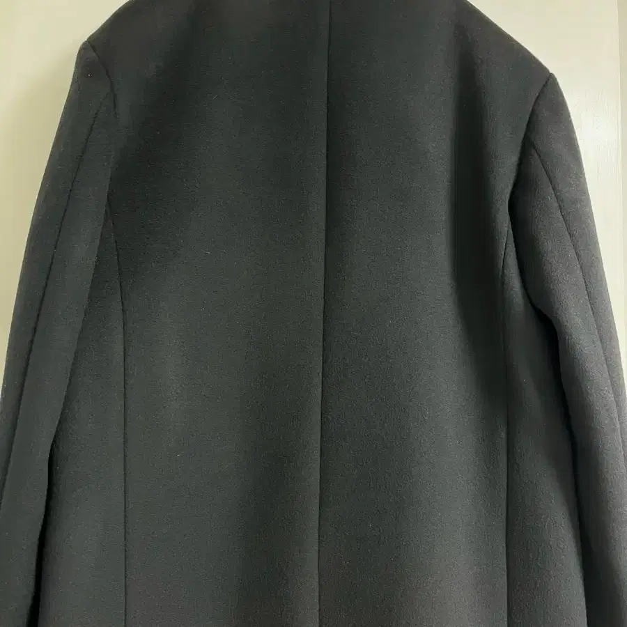 새터 Double Breasted Wool Coat