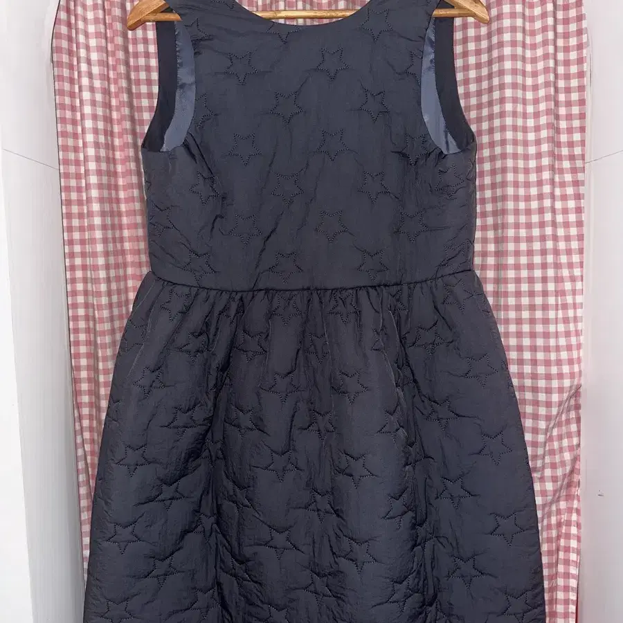 솔티페블 STAR QUILTING DRESS [NAVY]