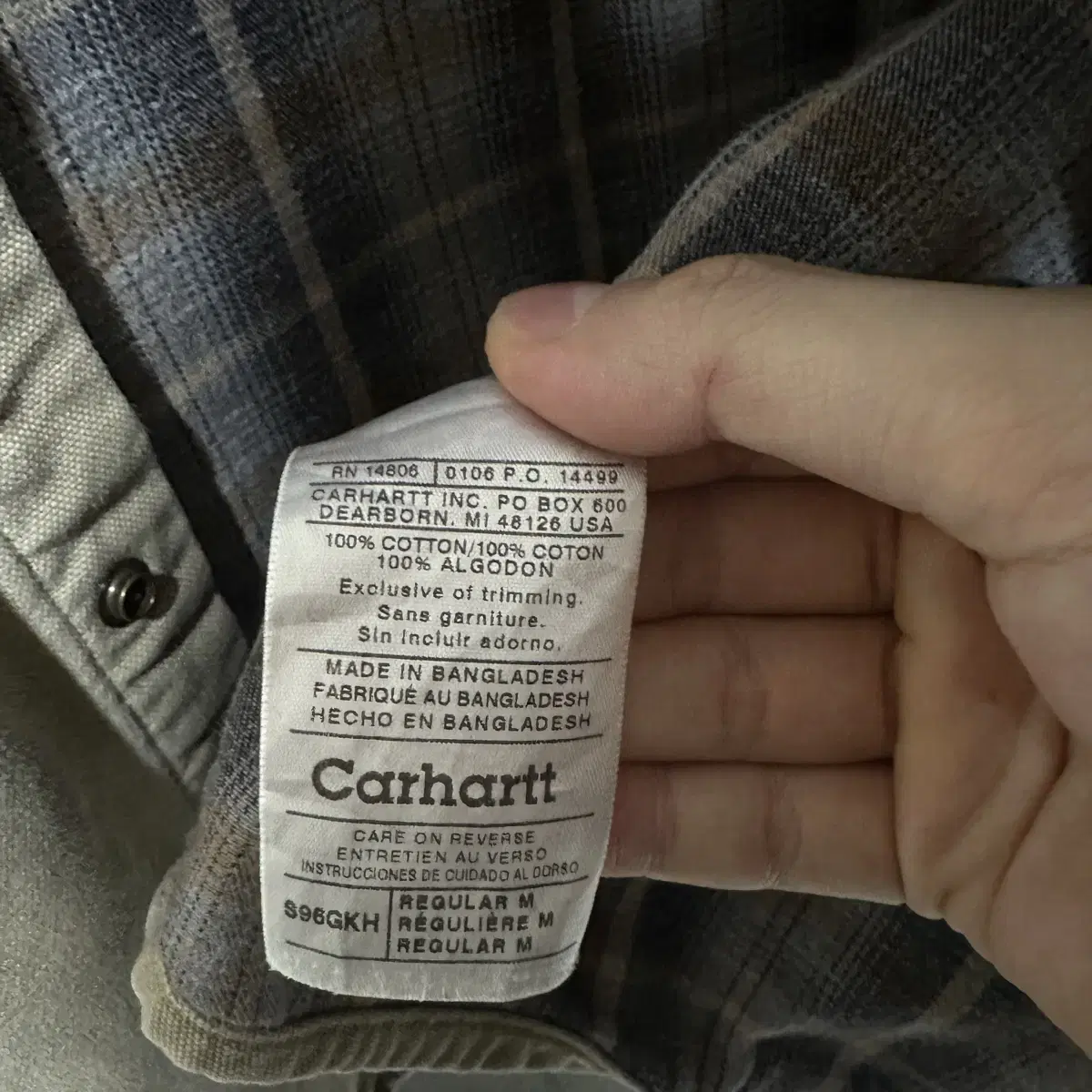 칼하트 (Carhartt) 헤비 셔츠 자켓