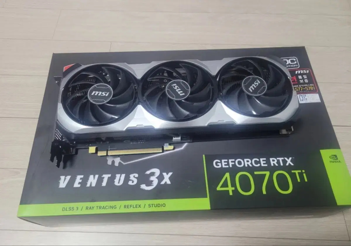 MSI RTX 4070Ti 밴투스 판매합니다