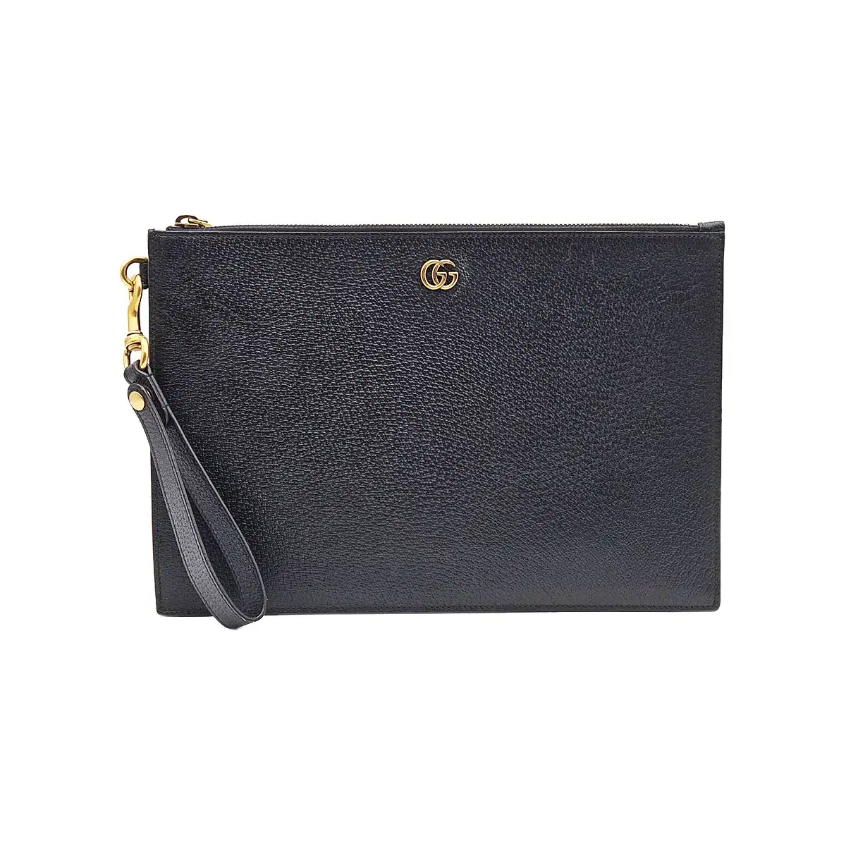 구찌 Gucci 475317 블랙 GG 마몬트 스트랩 파우치 클러치백