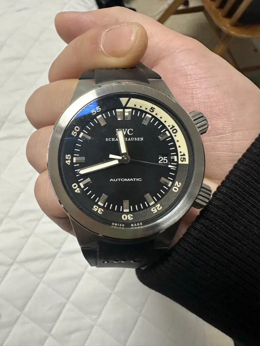 Iwc 아쿠아타이머 구형 1000 시계