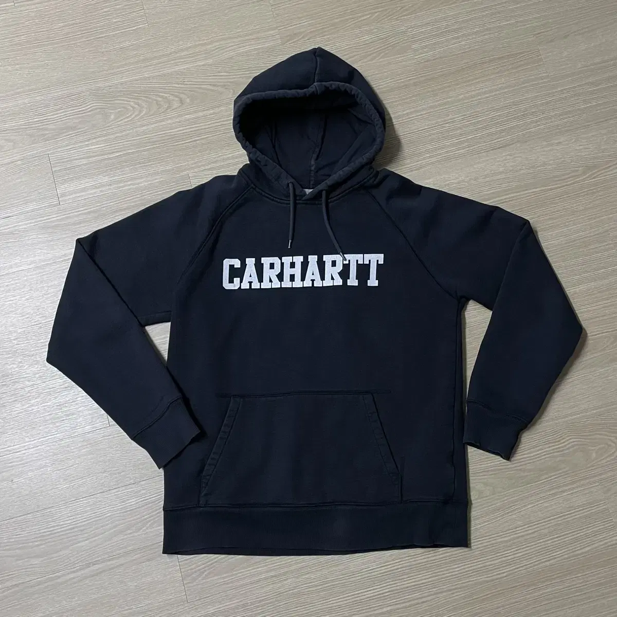 [M]칼하트 컬리지 로고 스웻 후드 carhartt