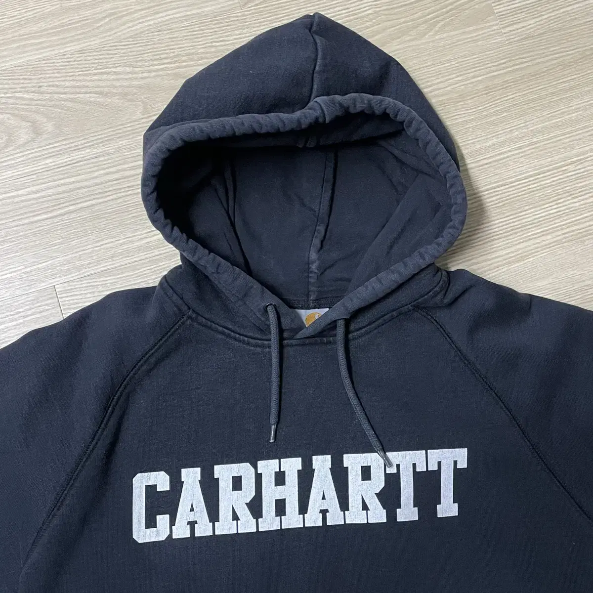 [M]칼하트 컬리지 로고 스웻 후드 carhartt