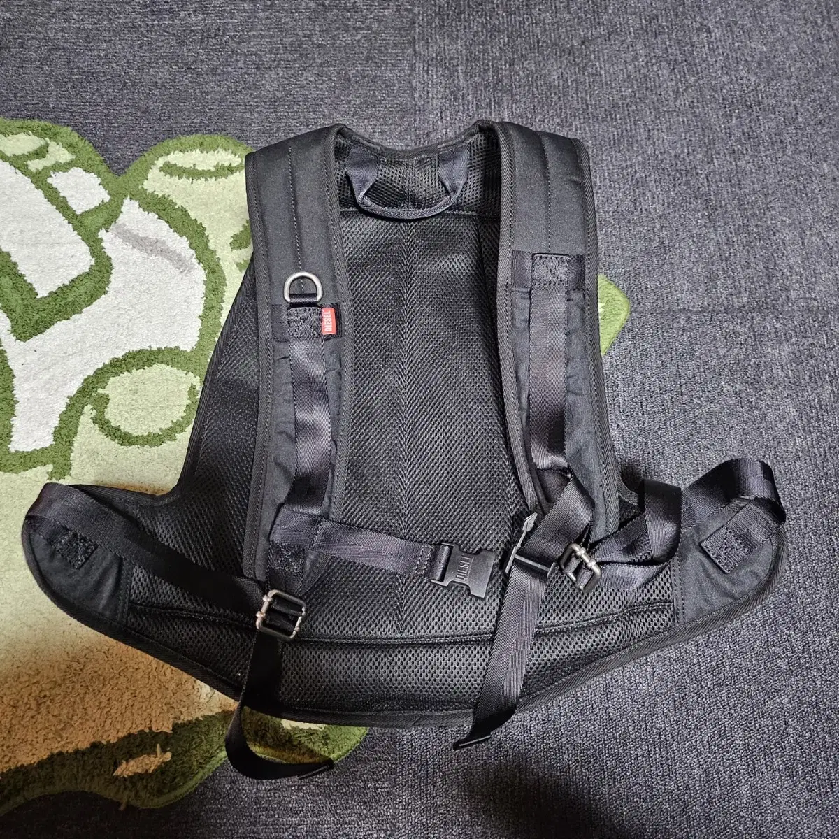 Diesel 1DR-Pod Backpack Black 디젤 백팩 팝니다.