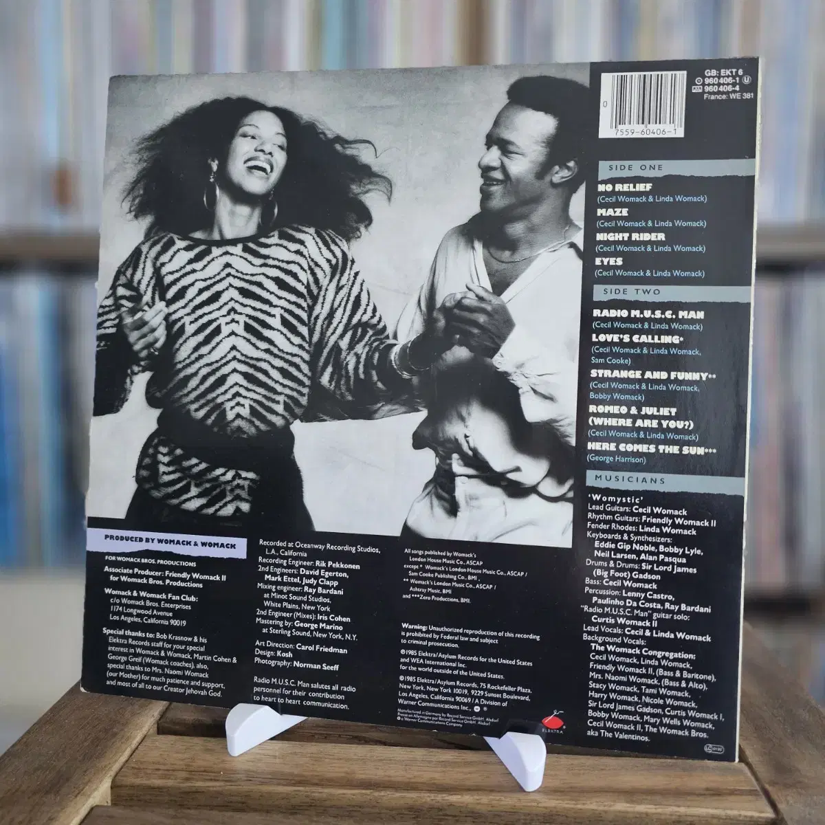 (민트급, 독일반, 소울 듀오 부부) Womack & Womack  LP