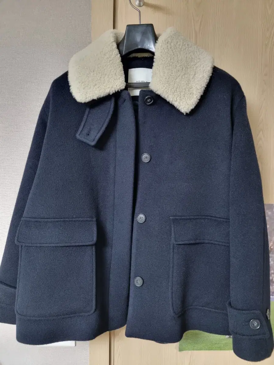 닐바이피 하프코트 22WN two-way basic half coat