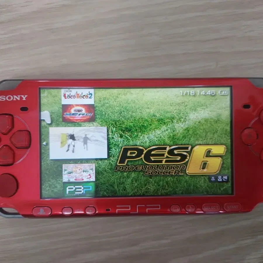 S급 PSP 3000번대 카니발레드 + 128GB