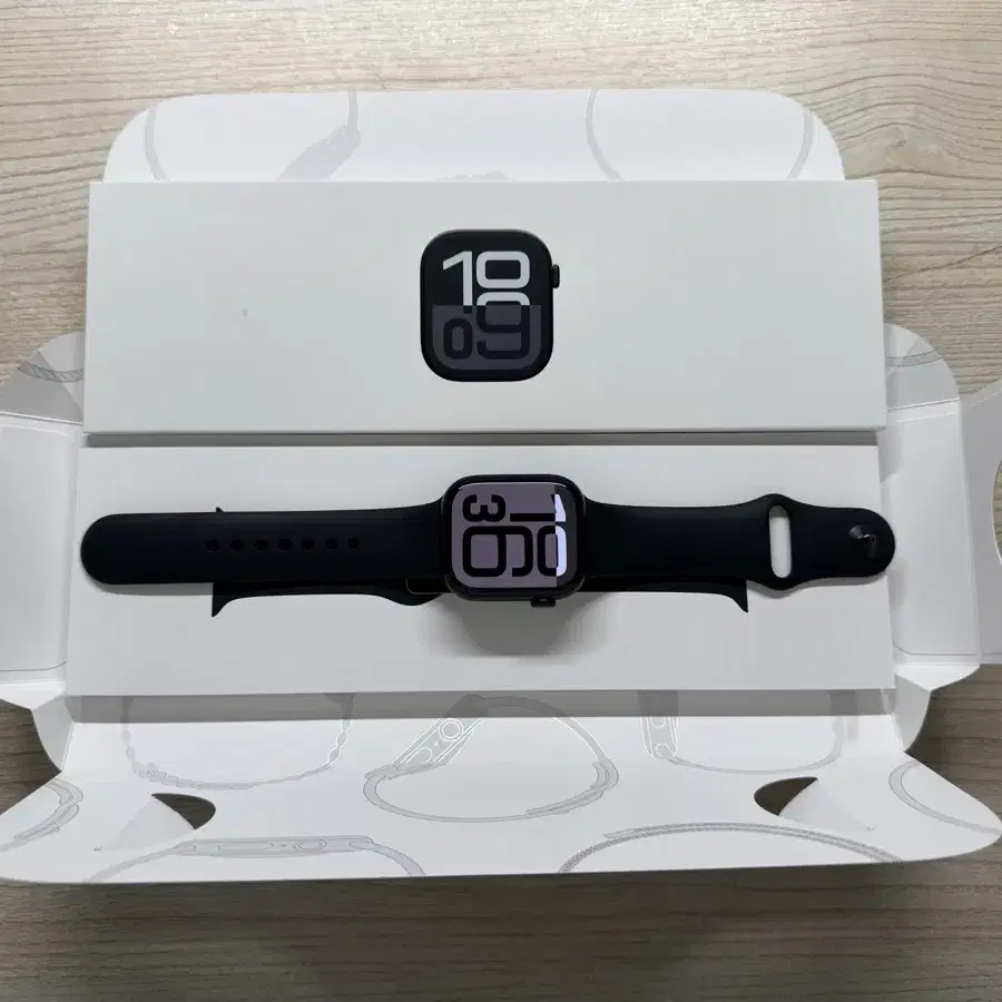 애플워치10 제트블랙 42mm gps