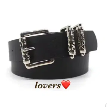 무료배송 크롬 실버 스테인레스 스틸 3피스 롤러 버클 인조 가죽 벨트