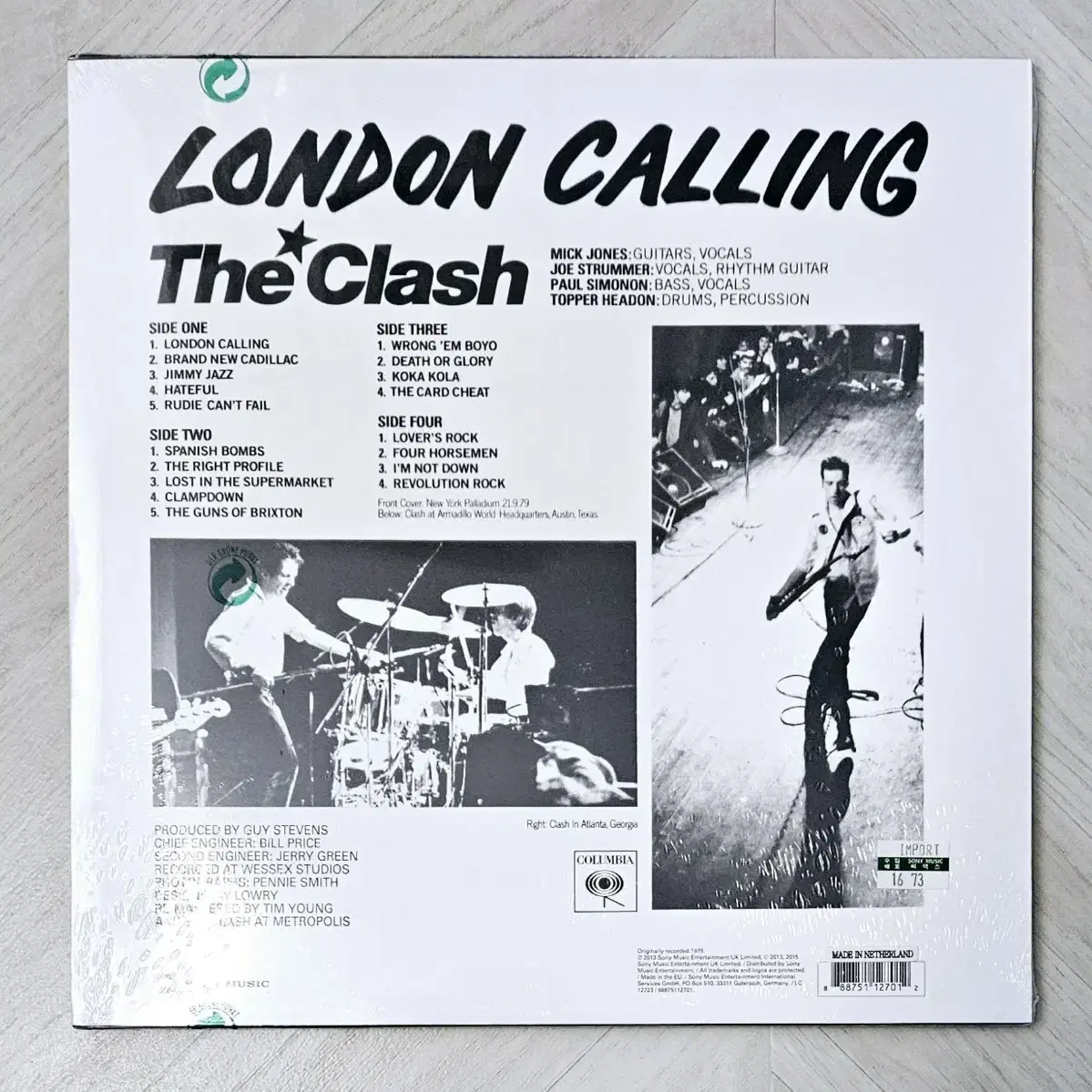 The Clash - London Calling 180g 2LP 미개봉