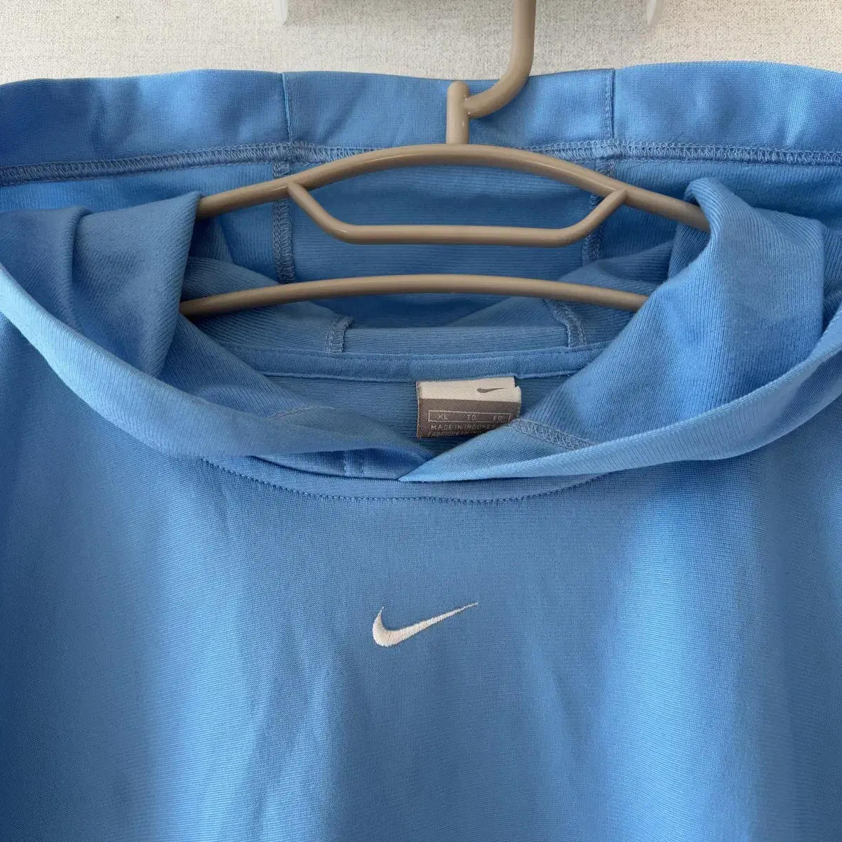 나이키 nike 하늘색 져지 후드 (XL)