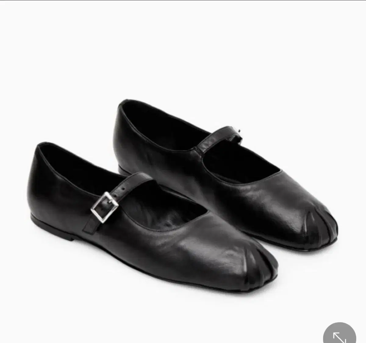 Cosplited Leather Ballet Flats Mary Jane Shoes