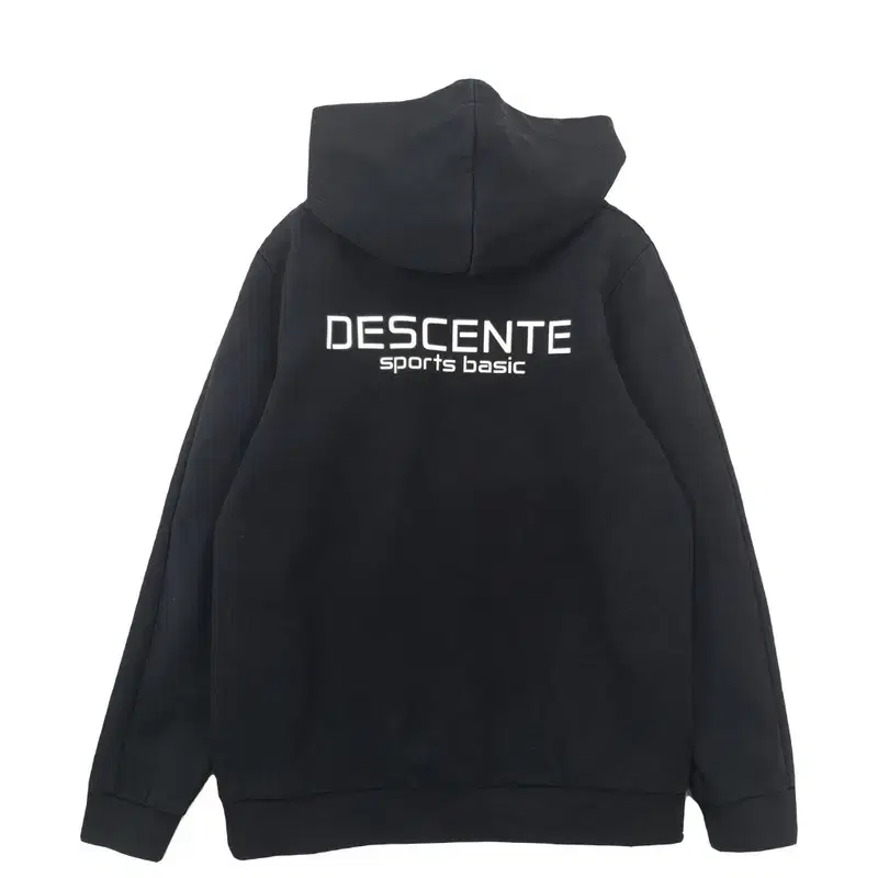 데상트 DESCENTE 스포츠 베이직 후드티 블랙 2300026