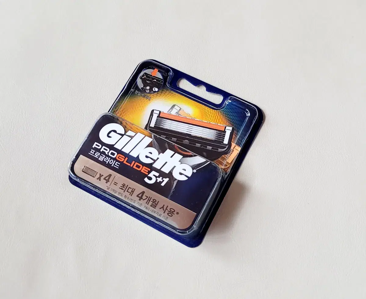 4 Gillette ProGlide razor blades