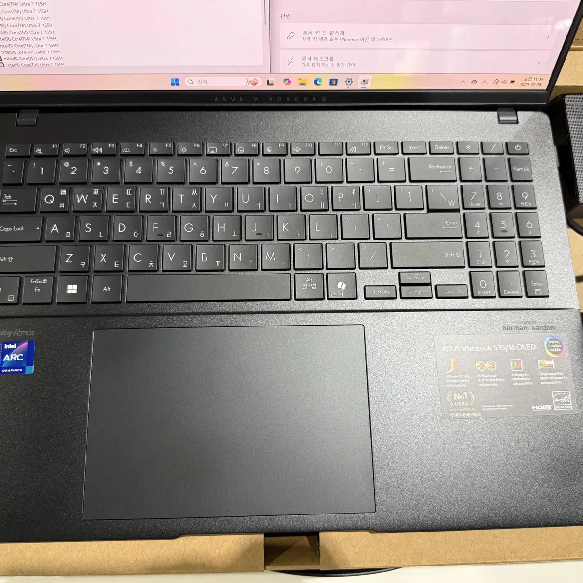 ASUS 비보북 S 16 S5606MA-MX090/울트라7(S급)