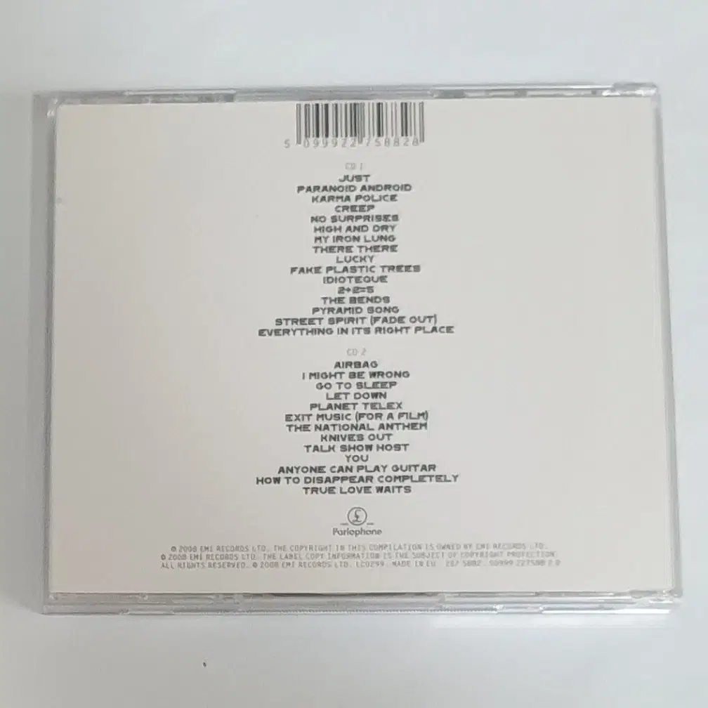 라디오헤드 The Best Of Radiohead 2CD 앨범 시디 CD