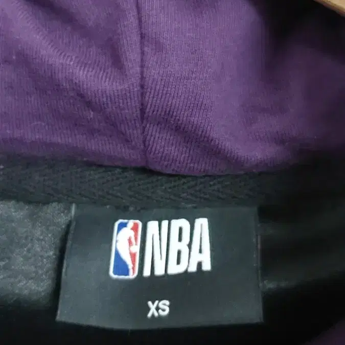 NBA 뽀글이 후드티 XS 블랙