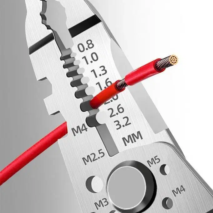 전기 기술자 와이어 플라이어 다기능 스트리핑 스트리퍼 공구