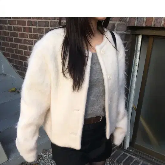 아워캐비넷 nova cream jacket