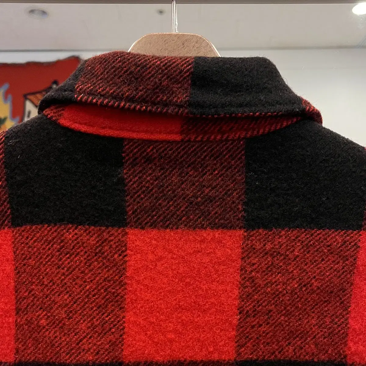 80s Woolrich 울리치 버팔로 체크 헌팅 자켓