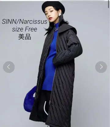 [새상품급/원가 33000엔]SINN/Narcissus 다운 퀼팅 코트