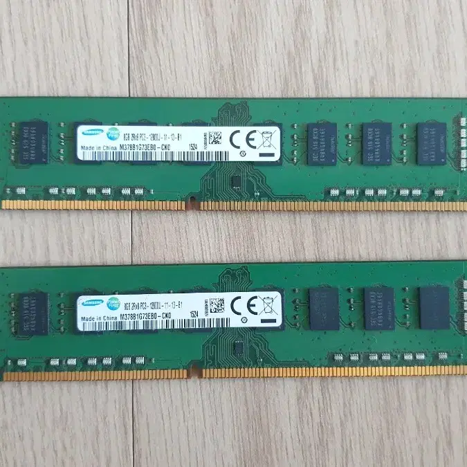 삼성 램 동일주차 ddr3 12800 8gb 2장 일괄