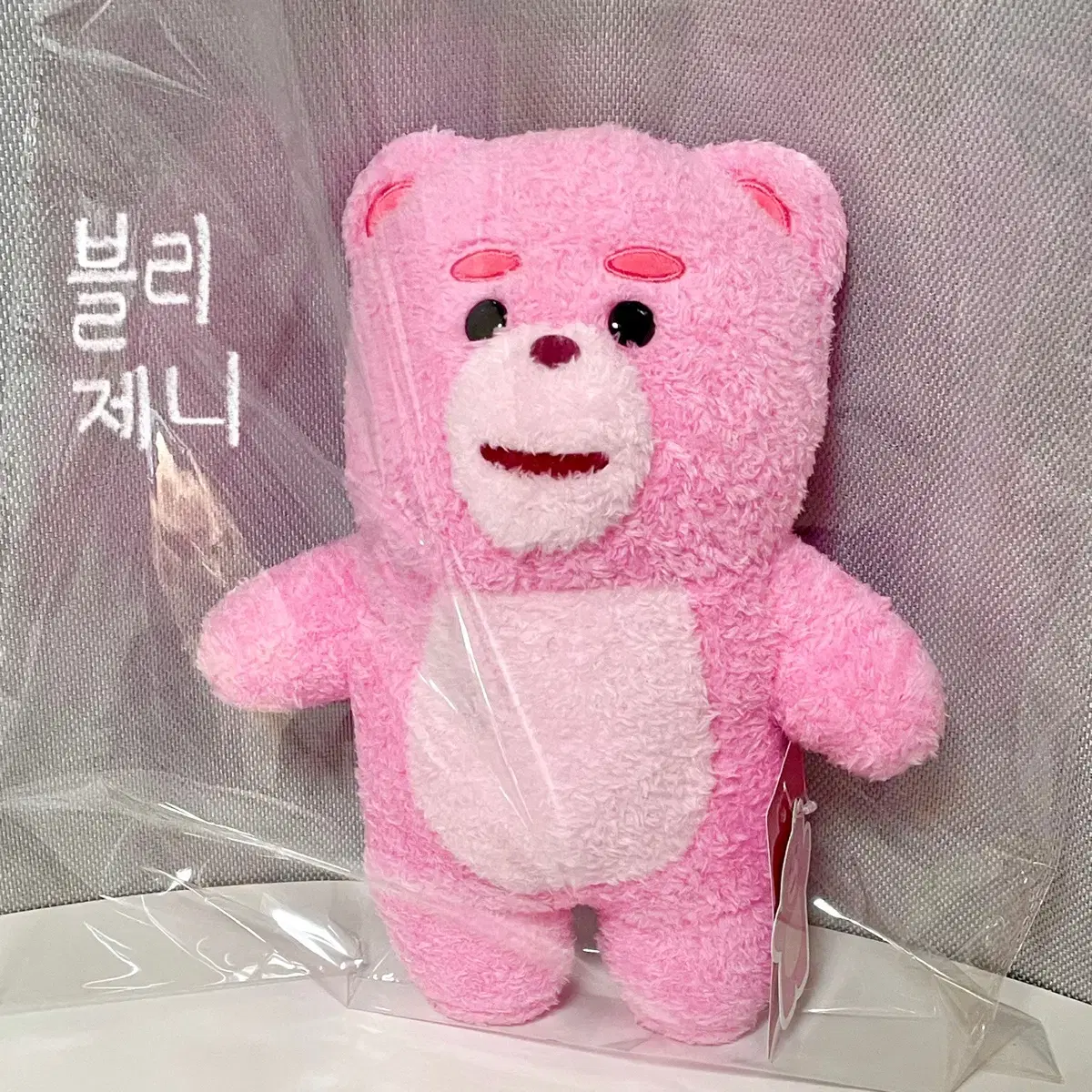 새상품)정품! 벨리 곰 인형, 핑크 곰돌이 인형 여친 선물