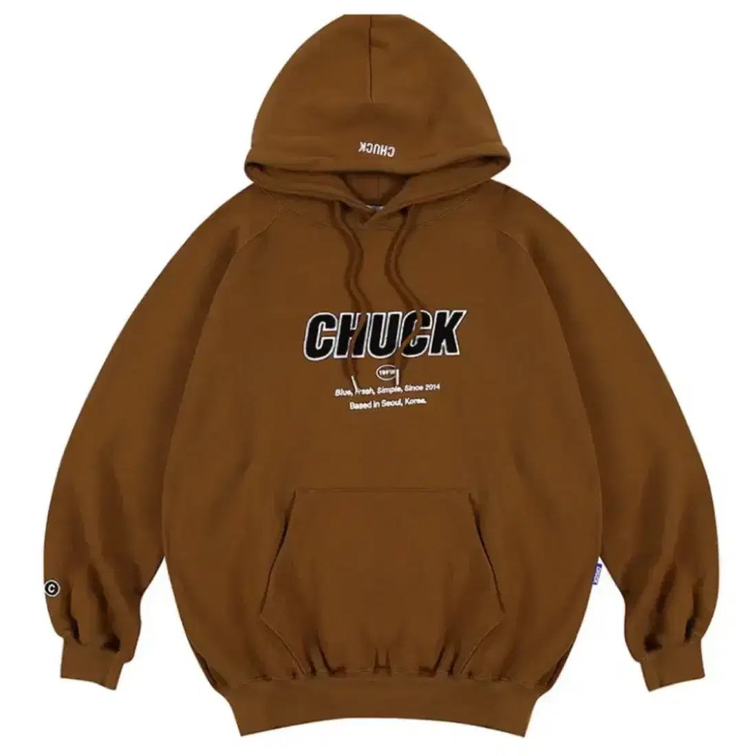 척 chuck 후드 후드티 갈색 브라운 19FW