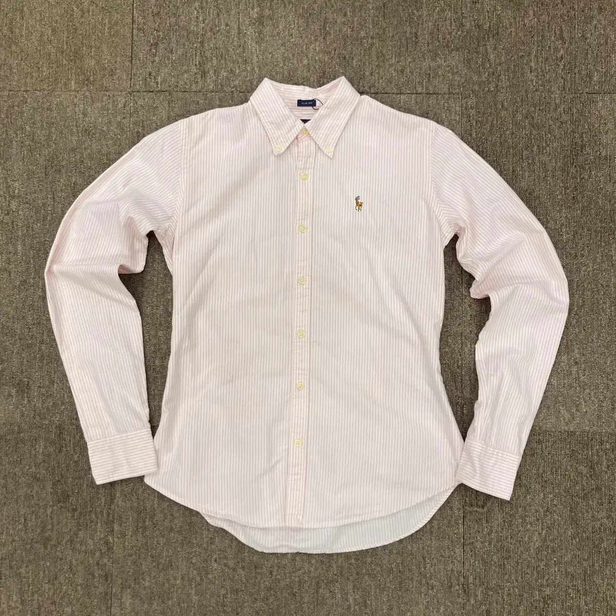 (size6) POLO 폴로 랄프로렌 스트라이프 셔츠 슬림핏