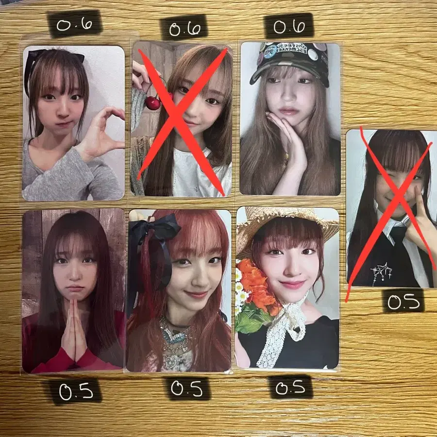 유니스 포토카드: WE UNIS 및 CURIOUS 앨범 포함