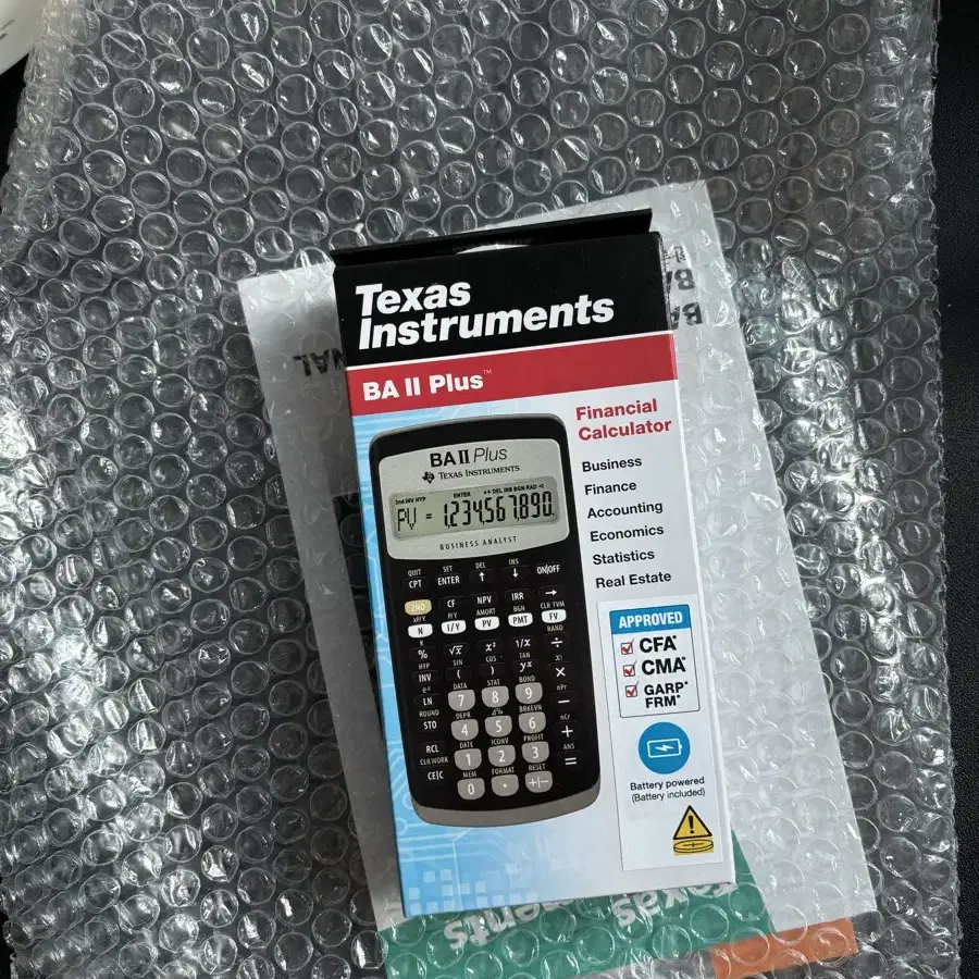 Texas Instruments BA ll Plus 텍사스 계산기