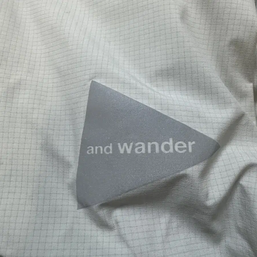 앤드원더andwander dropping pocket rain jaket