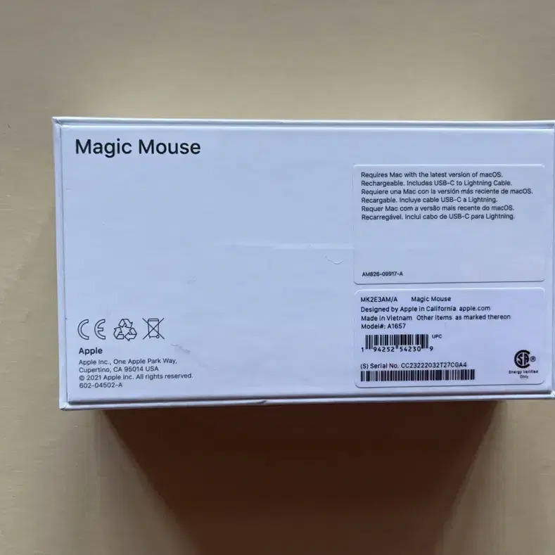 Magic Mouse 애플 Mac 마우스 화이트 흰색 apple