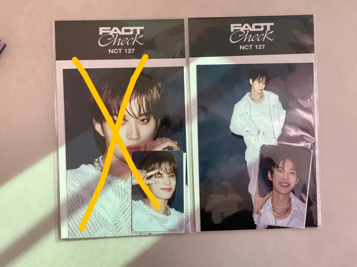 NCT127 Fact Check Photo Set Jungwoo/Doyoung (Postcard, Photocard, Polaroid)