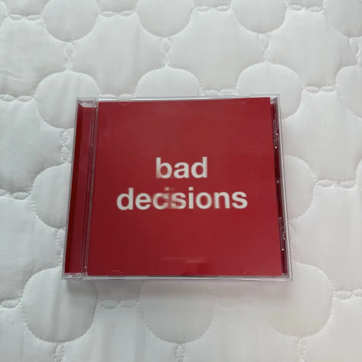 BTS 방탄 Bad decisions CD 베니블랑코 스눕독