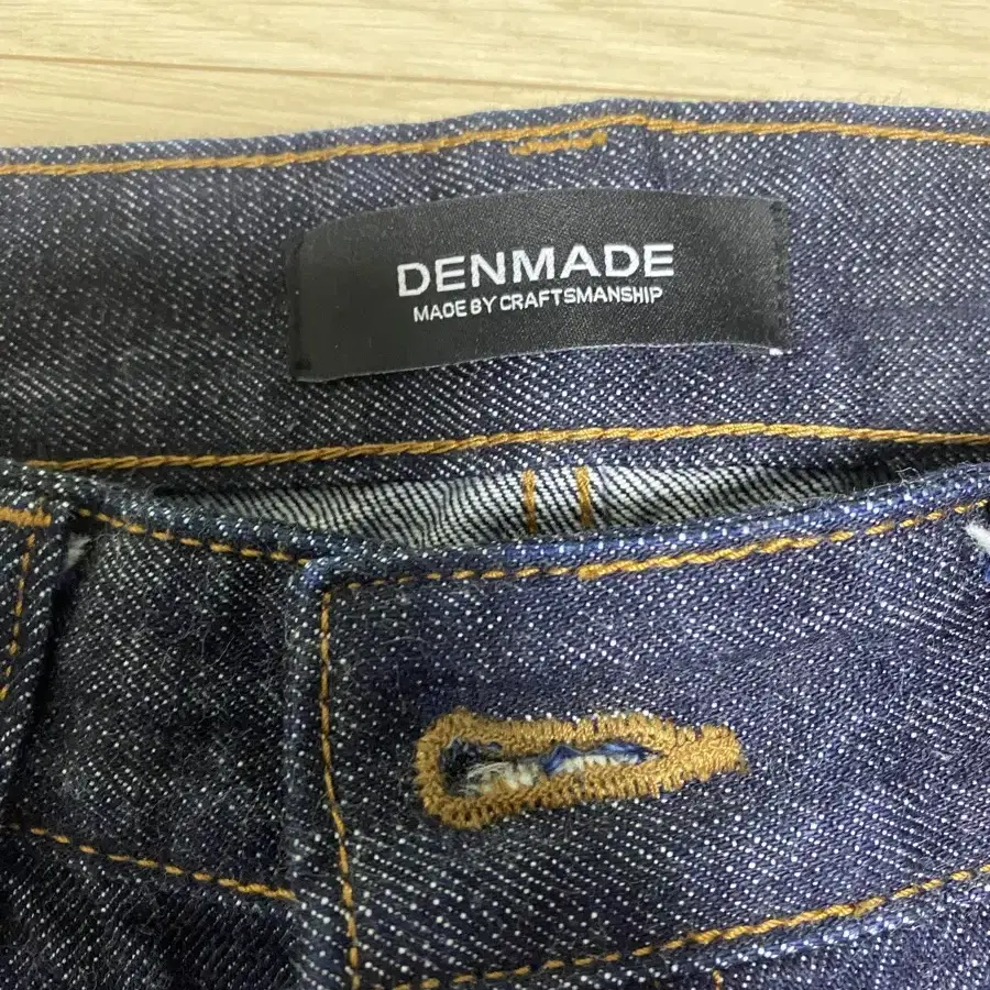 덴메이드 생지데님 DEN0861 mid-indigo selvedge