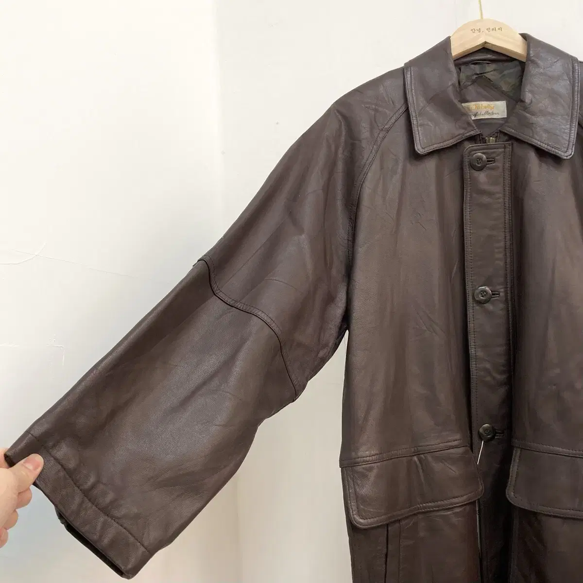 양가죽 반코트 자켓 Size L(105) Lamb Leather Jack