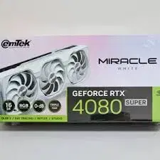 이엠텍 RTX 4080 SUPER 미라클 화이트 미개봉