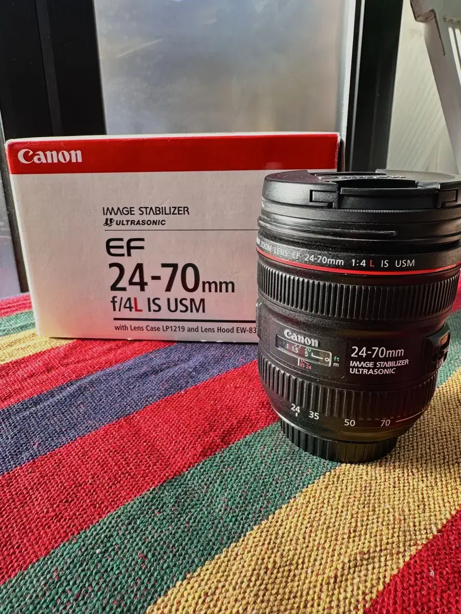 캐논 24-70mm F4L IS USM 형아계륵 팝니다