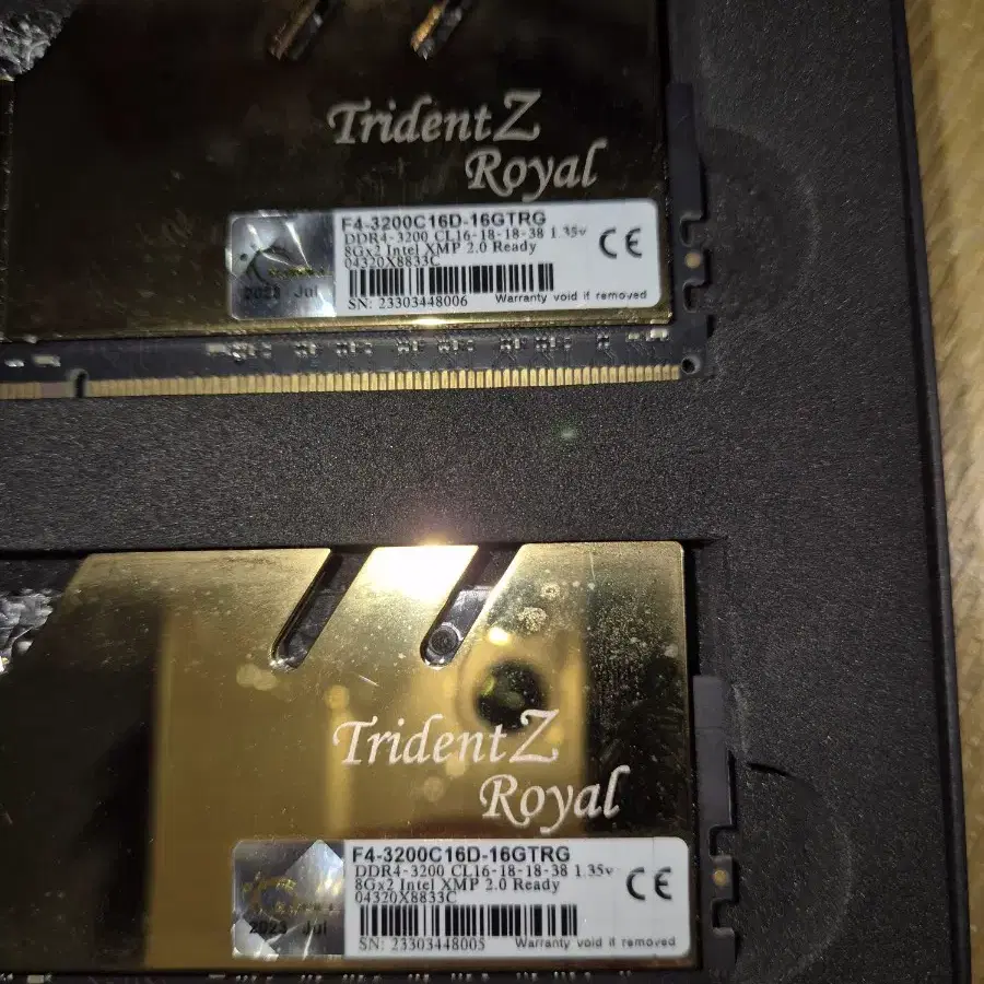 GSKILL DDR4 3200 CL16 TRIDENTZ 로골