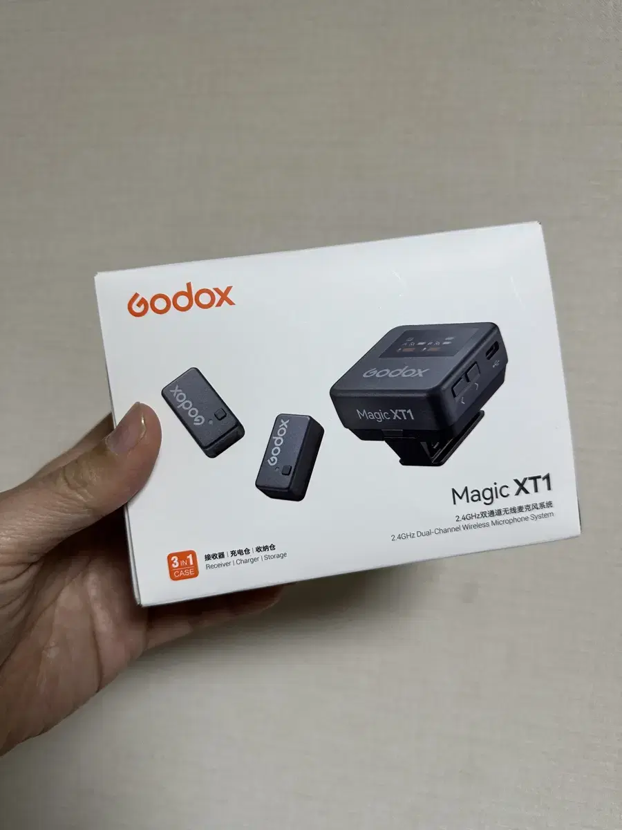 초소형 2채널 무선마이크 Godox Magic XT1